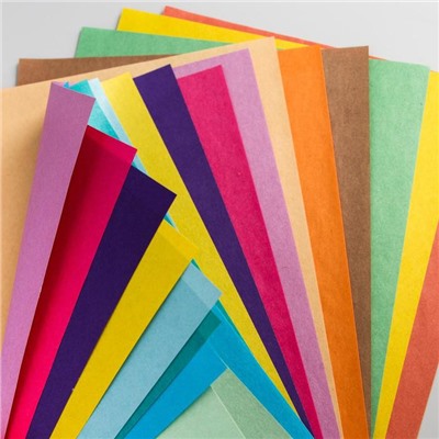 Набор "Смешарики" А5: 10л цветного одностороннего картона + 16л цветной двусторонней бумаги