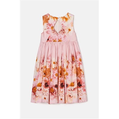 Angel & Rocket Emilia Pink Garden Floral Dress