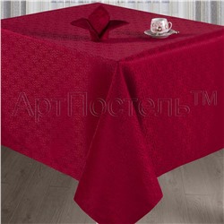 Комплект столового белья АРТ Дизайн - Шарлотта (бордо)