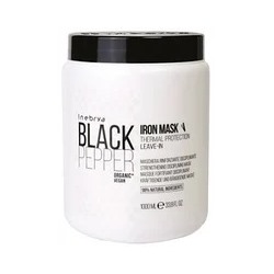 INEBRYA BLACK PEPPER Маска для волос укрепляющая дисциплинирующая Iron 1000мл
