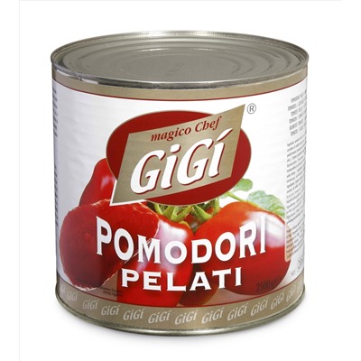 Помидоры очищенные в томатном соке GiGi  Casa Rinaldi 2,5кг