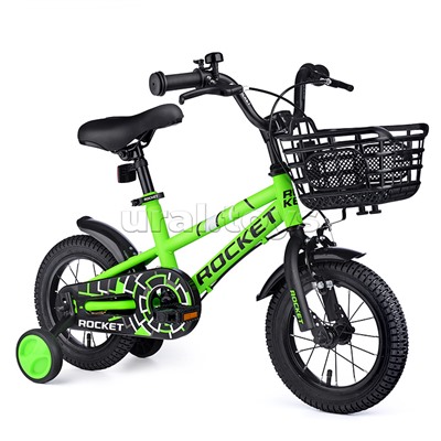 Велосипед 12" Rocket 100, цвет зеленый