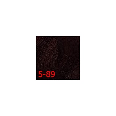 ДТ 5-89 стойкая крем-краска для волос Светлый коричневый красный фиолетовый 60мл