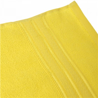 Полотенце махровое 70*120см "Comfort" цвет желтый 01040 плотность 300гр/м2