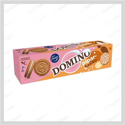 Печенье имбирное с ванильной начинкой Fazer Domino 175 гр