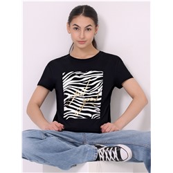 футболка 1ЖДФК3965001; черный / Feel Good Zebra