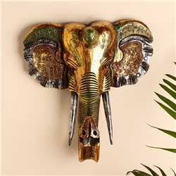 Панно настенное "Голова слона" 33х13х40 см