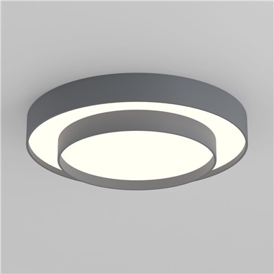 Потолочный  светодиодный светильник с регулировкой яркости и цветовой температуры
                     Eurosvet  90331/2 серый