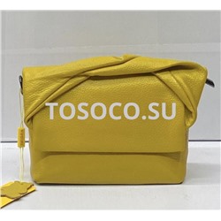 053-2 yellow сумка Wifeore натуральная кожа 13х19х7