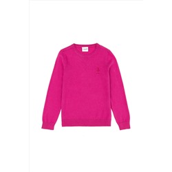 Базовый свитер фиолетового цвета для девочки Неожиданная скидка в корзине
