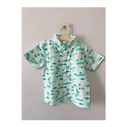Рубашка с короткими рукавами и рисунком пальмы Kids Shop AKSGML98