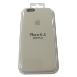 Силиконовый чехол для iPhone 6/6S серебристый