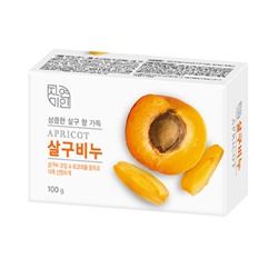 [MUKUNGHWA] Мыло туалетное восстанавливающее МАСЛО АБРИКОСА Rich Apricot Soap, 100 г