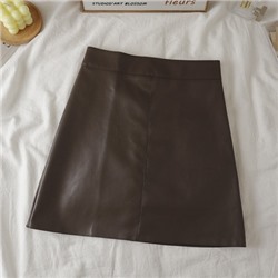 Юбка  женская (подклад шорты), арт КЖ191, цвет:коричневый