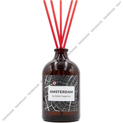 Диффузор AROMA "Amsterdam" фл.100мл (мох, кедр, тимьян) 5 ротанг.палоч,служ.до 4х мес (8)