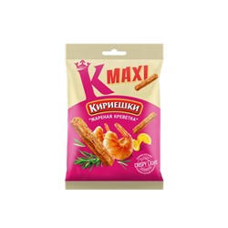 «Кириешки Maxi», сухарики со вкусом жареных креветок, 60 г