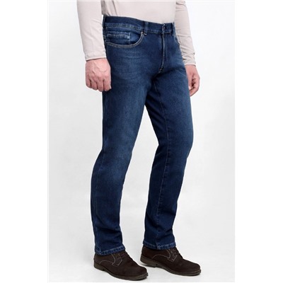 Утеплённые мужские джинсы 208028 на размер 54