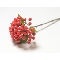 Искусственные цветы, Ветка в букете с ягодами (1010237)