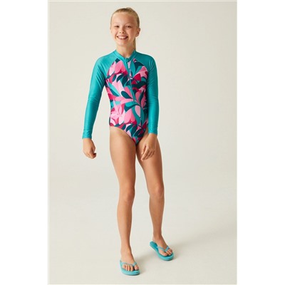 Regatta Blue Long Sleeve Swimsuit