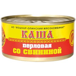 Консервы мясные Каша перловая со свининой №8, 325 г