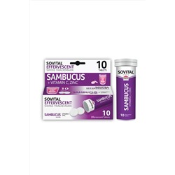 SOVITAL Premium Sambucus +vitamin C & Zinc 10 Efervesan Tablet Z10