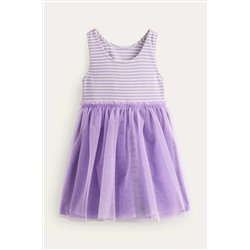 Boden Jersey Tulle Mix Dress