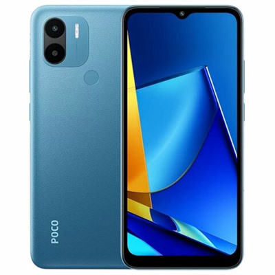 Смартфон XIAOMI POCO C51, 2 SIM, 6,52", 4G (LTE), 8+0,3 Мп, 2/64 ГБ, синий, MZB0F0BRU