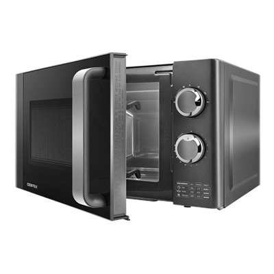 СВЧ Centek CT-1583 (Gray-серый) 700W, 20л, 6 режимов, хромированные переключатели, таймер, подсветка