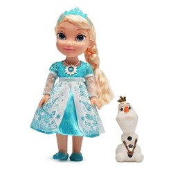 Disney Интерактивная кукла  "Холодное Cердце: Эльза и Олаф" (35 см, подвижн., Олаф, звук, свет)