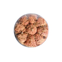 Халва арахисовая 3 кг с грецким орехом и вкусом граната (метал.поднос) ВБ