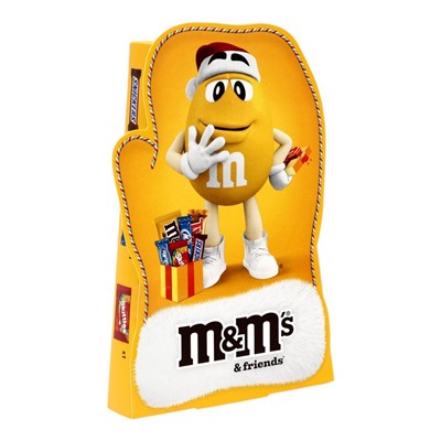 Подарочный набор M&Ms & friend "Новогодняя варежка", 167 г