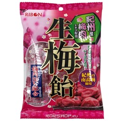 Конфеты со вкусом японской сливы Ribon, Япония, 65 г Акция
