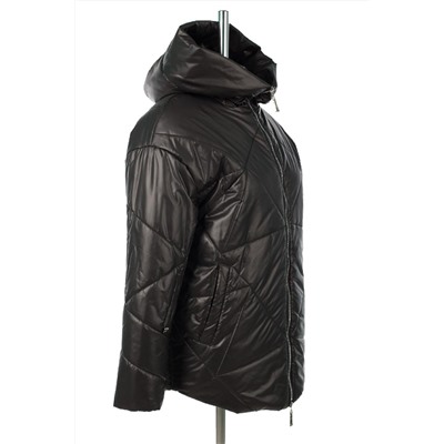 04-2790 Куртка женская демисезонная (Синтепон 150) Плащевка черный