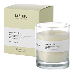 Свеча ароматическая Lab Co, Lemon&Salt, 40 ч