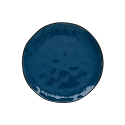 Тарелка обеденная Interiors, синяя, 26 см, 58086
