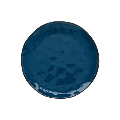 Тарелка обеденная Interiors, синяя, 26 см, 58086