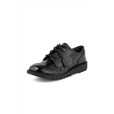 Kickers Kick Lo Black Brogues