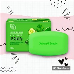 Увлажняющее туалетное мыло с экстрактом огурца "Moisture Cucumber Soap" 100 гр