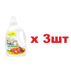 БХ152 Norang Fabric Softener-Maple Dew Кондиционер для белья 1л Кленовый сироп 3шт