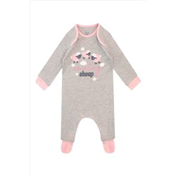 Harry Bear Counting Sheep Girls Farm Sleepsuit