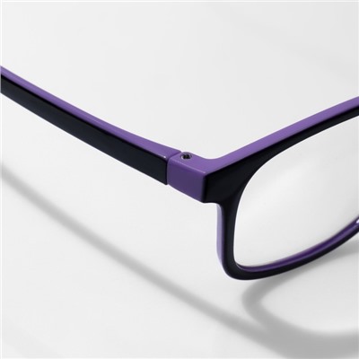 Готовые очки GA0519 (Цвет: C2 фиолетовый, чёрный; диоптрия: + 1; тонировка: Нет)