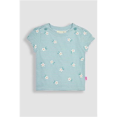 JoJo Maman Bébé Embroidered T-Shirt