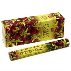 Благовония Вишня Ваниль (Cherry Vanilla), HEM, 6 шт
