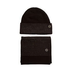 Gorro y bufanda - Negro