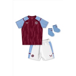 Fanatics Red Aston Villa Home Baby Kit 2023-24 - Diaby 19 Baby