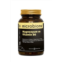 Microbiome Magnezyum Ve Vitamin B6 30 Tablet магний+B6