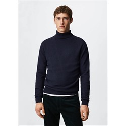 Jersey lana cuello alto -  Hombre | MANGO OUTLET España
