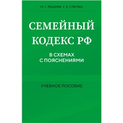 Семейный кодекс в схемах с пояснениями. Учебное пособие Решняк М.Г., Слепко Г.Е.