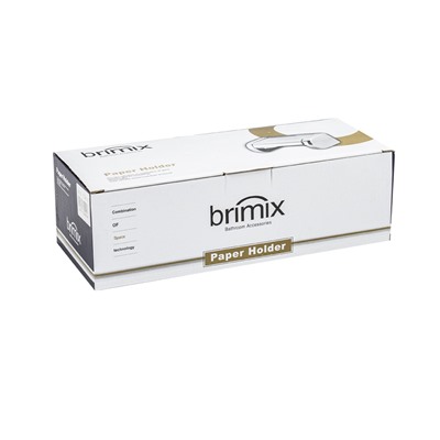 BRIMIX - Диспенсер для бумажного полотенца, РУЛОННЫЙ, с экраном, хромированный  ( 79904)