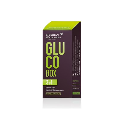 GLUCO Box / Контроль уровня сахара - Набор Daily Box 30 пакетов по 4 капсулы